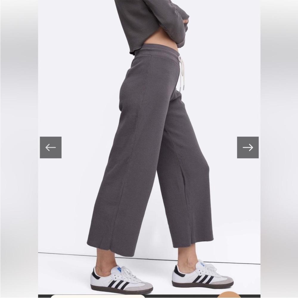 NWT Organic Thermal Wide Leg Pant